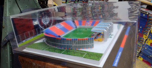 San Lorenzo Estadio Nuevo Gasometro Cancha Maqueta 3d Armada
