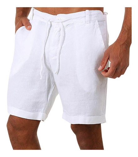 Pantalones Cortos Deportivos For Hombre Cinturón De Corbata