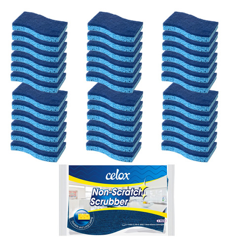 Celox Paquete De 36 Esponjas Antiaraazos, Esponjas De Cocina