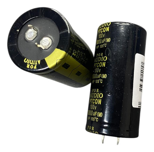 Capacitor Eletrolítico 100v 10000uf 2 Peças