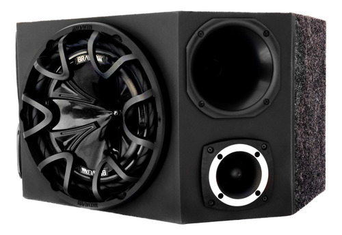 Caixa Som Completo Sub Bravox 12 Pol + Taramps Tl 1500