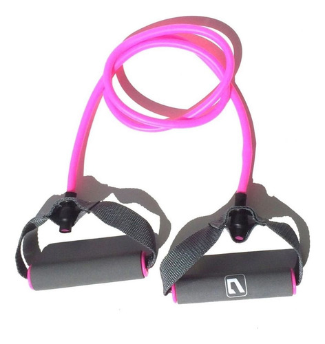 Mini Band Levee + Elástico Em Oito Leve + Extensor Leve Rosa