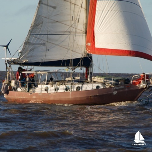 Velero Oceánico De Acero 34ft
