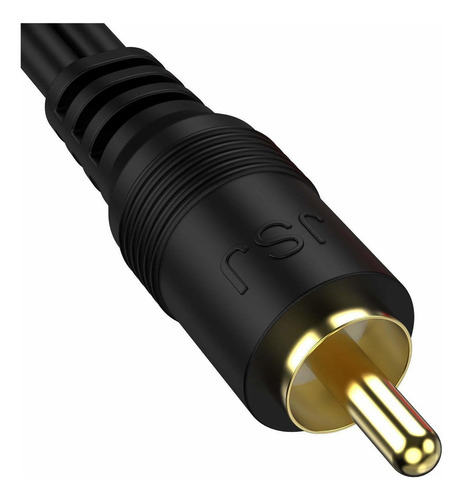 Cable Rca 1 Macho A 2 Hembra De Adaptermvp, 2 Pack/0.6ft