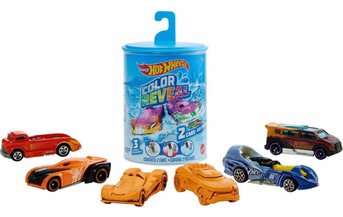 Hotwheels Color Reveal - Paquete De 2 Vehículos Escala 1:64