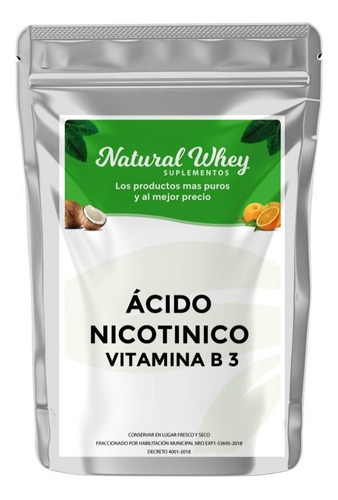 Acido Nicotinico Vitamina B3  50 Gramos
