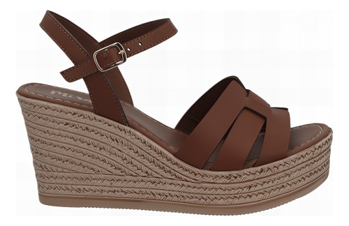 Zapato Casual Pv794742 Fresco Horma Comun Liso Tacon Ancho