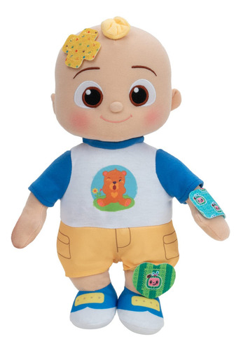 Cocomelon Boo Boo Jj Deluxe - Incluye Bolsa De Chequeo Méd. Color Característica Felpa