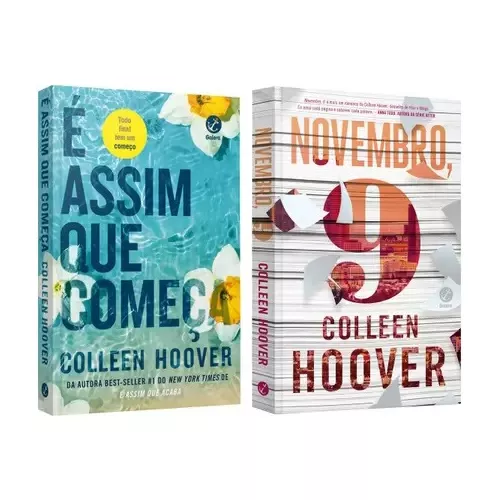 Kit Com 9 Livros Da Colleen Hoover De Sua Escolha!