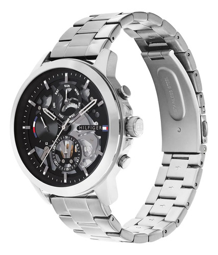 Relógio Tommy Hilfiger Th1710477 Henry Orig Silver Black