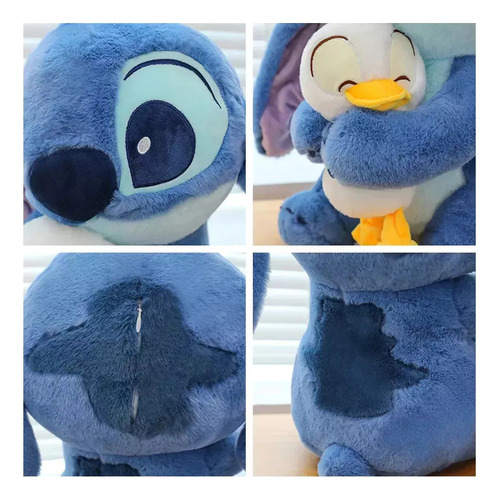 Pelúcia Generic Vermelha - Cute Stitch E Patinho