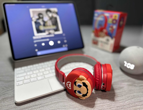 Audífonos Bluetooth Súper Mario