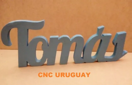 Nombres En Madera Pintadas - Mdf- 16 Cm . Para Decoración