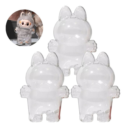 Para 3pcfunda Protectora Transparente De Plástico Portátil