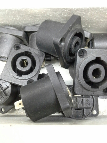Ficha Speakon Para Chasis Conector De Cable Bafles Envíos!
