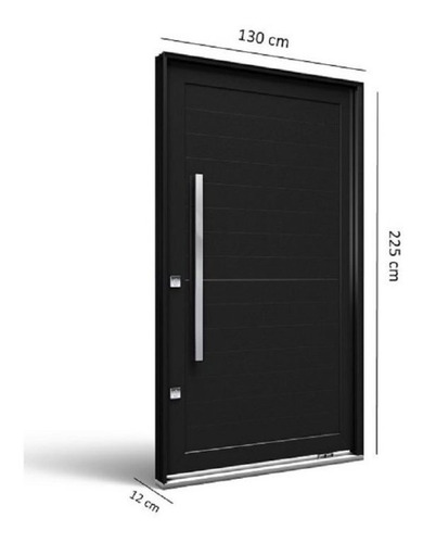 Imagem 5 de 5 de Porta Pivotante Alumínio Com Puxador Lucasa Bjwt