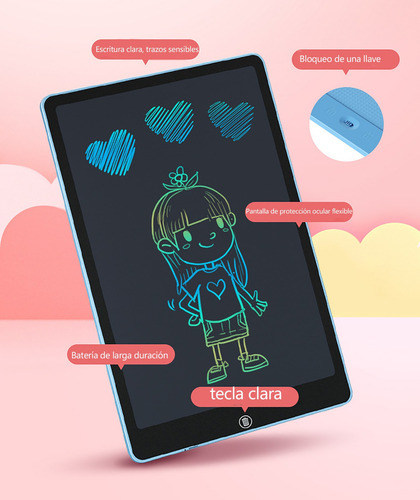 ..pizarron Magico Tableta De Escritura Lcd Para Niños 16 Inc