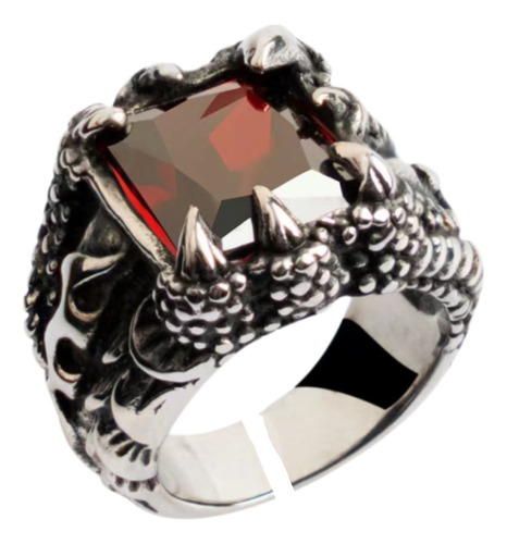 Anillo De Garra De Dragón Vintage For Hombre Exagerado