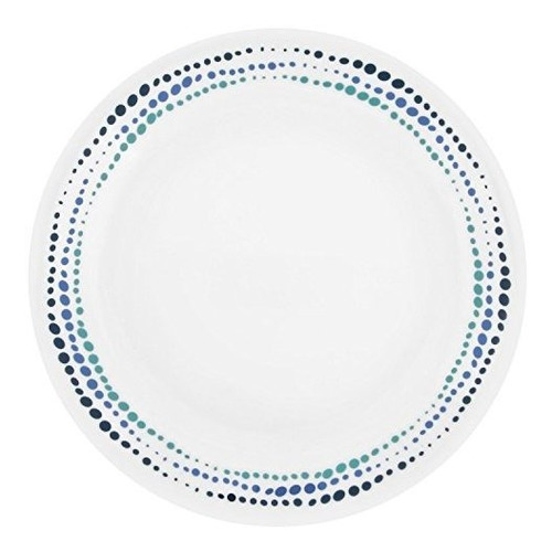 Corelle Livingware Ocean Blues Plato De Almuerzo De 8.5  (ju