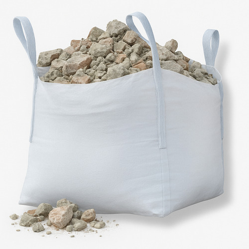 Bolson Corralon Aridos Blanco Nuevo Liso 90x90x85 1200kg Blanco