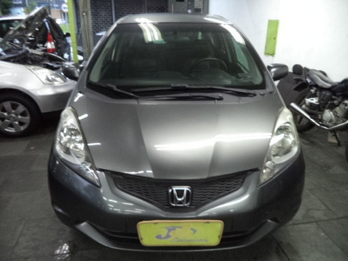 Honda Fit 1.4 Dx Flex Autom Completo Couro 2011 Cinza