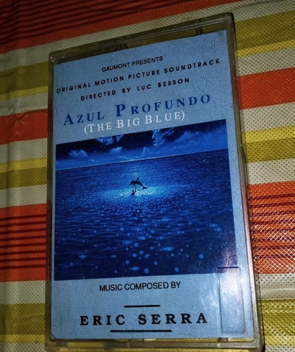 Cassette Éric Serra -soundtrack De La Pelicula Azul Profundo