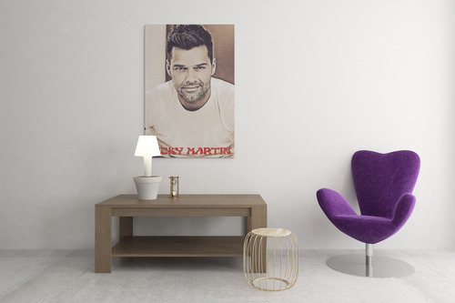 Cuadro Moderno Ricky Martin Mural Chic Full Hd