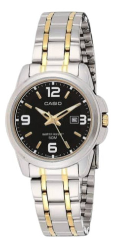 Reloj Casio Dama Ltp-1314sg-1avdf / Fecha/ Analógico Wr50m
