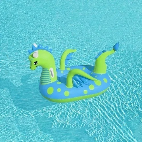 Imagen 5 de 6 de Dragon Fantasy Inflable Colchoneta Flotador Pileta Verano