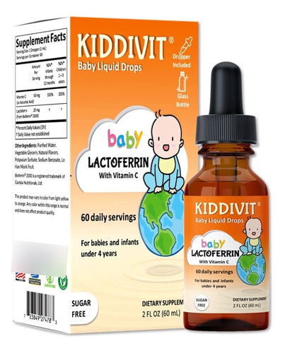 Kiddivit Baby Lactoferrin - - 7350718:mL a $151990