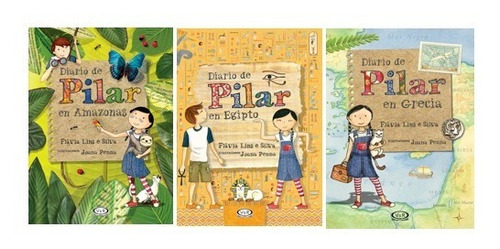 Imagen 1 de 5 de Pack Diario De Pilar (3 Libros) - Amazonas, Egipto Y Grecia
