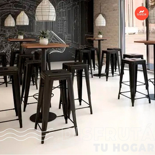 Imagen 1 de 5 de Pack X 4 Banquetas Diseño Tolix