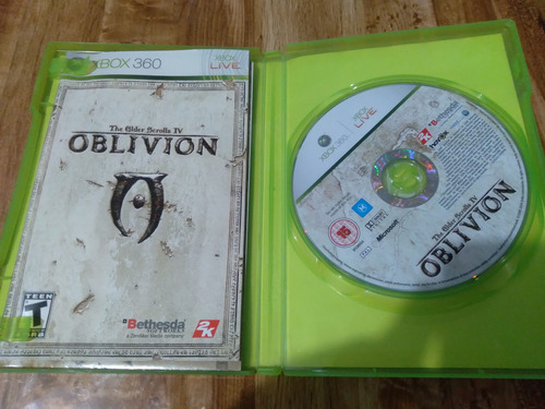 Juego The Elder Scroll 4 Oblivion Para Xbox 360 Completo (Usado)