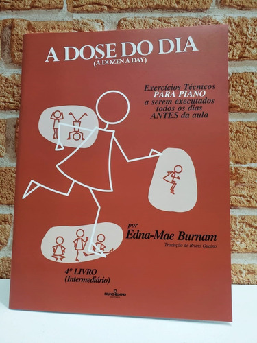 Método Piano Dose Do Dia 4º Livro Intermed. Edna-mae Burnam