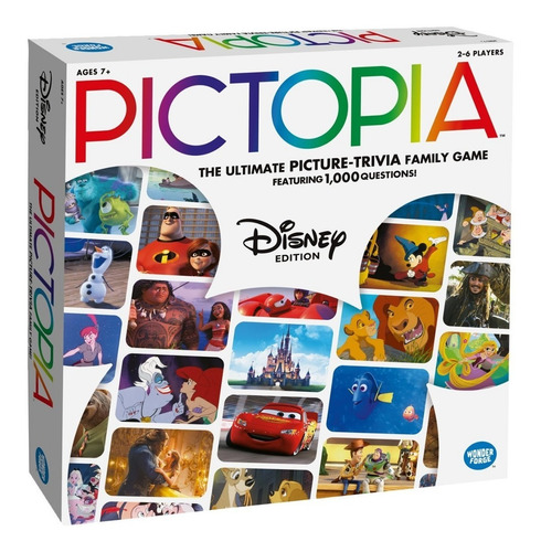 Pictopia Disney Juego De Mesa Foto Trivia Familiar Toyco