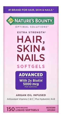 Natures Bounty | Extra Strength Hair Skin & Nails I 150 Sgts
