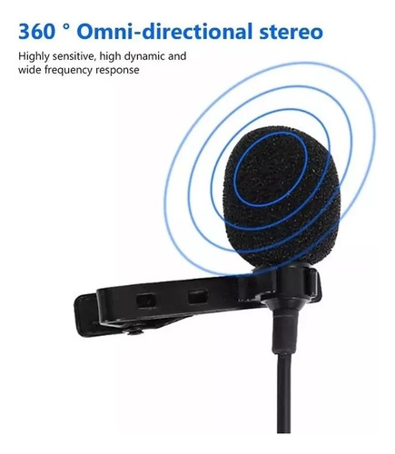Microfone De Lapela Lightning Hrebos Compatível Com iPhone
