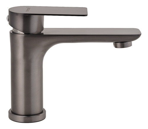 Imagen 2 de 7 de Griferia Baja Monocomando Lavatorio Satinada Acero Baño