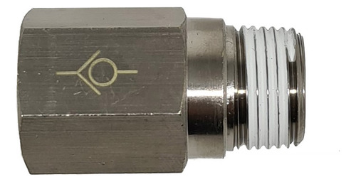 Válvula De Retenção Pneumática M/f 3/8 Npt P/ Suspensão A Ar