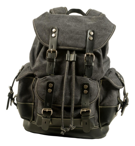 Mochila De Lona, Mochila De Viaje, Mochila Informal Ligera Y