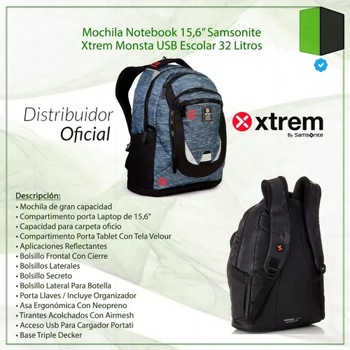 Mochila xtrem online monsta
