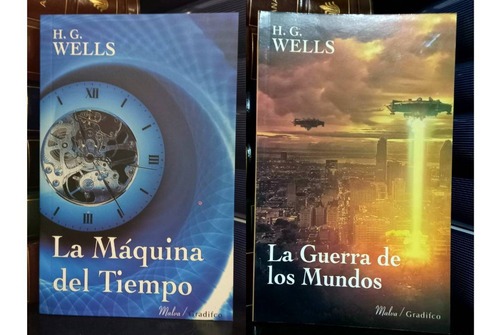 Lote X2 Wells Máquina Del Tiempo  Guerra De Los Mundos Malva