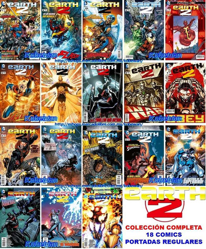 Dc Comics Earth 2 1 2 3 4 5 6 7 8 9 Completa Batman Superman