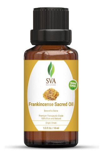 Aceite Esencial Sva Frankincense Sacra 100% Puro Y Natural