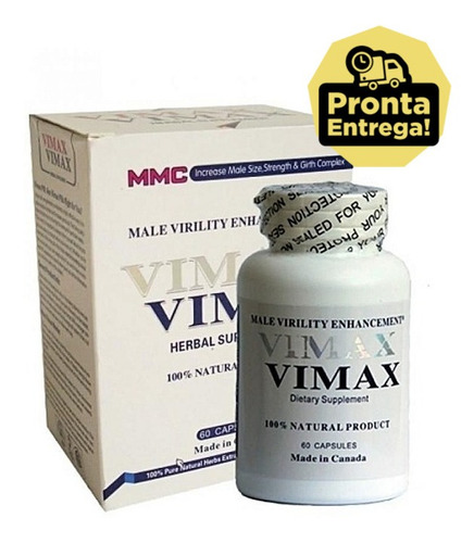 Vimax 60caps Herbal Supplement Original Feito No Canada