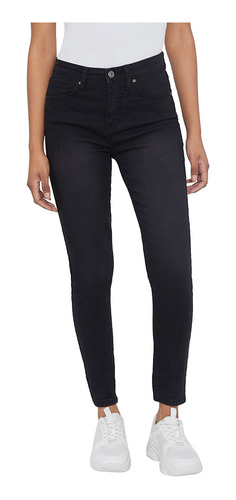 Jeans Básico 5 Pocket Skinny Negro - Mujer Corona