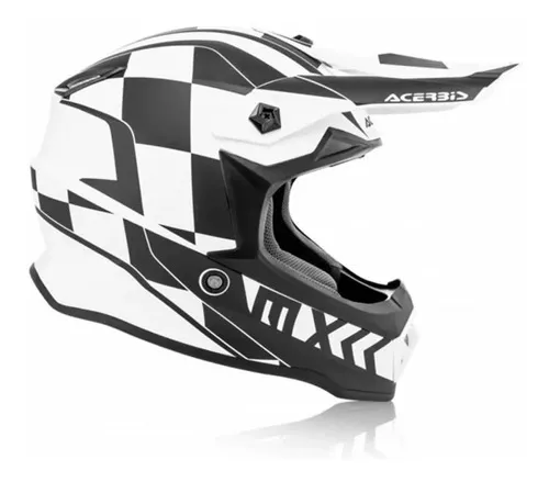 Casco Acerbis Stell Junior Motocross Enduro Talla Yl = 51-52cm