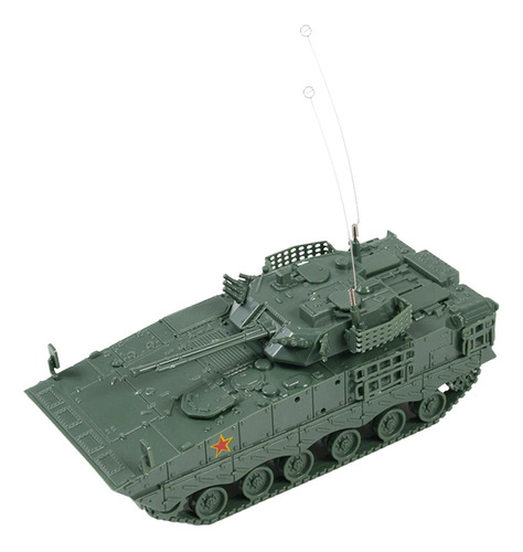 Tanque De China 4d 1/72, Modelo Diy, Montaje 04a Carro Verde