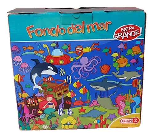 Imagen 4 de 9 de Rompecabezas De Piso Fondo Del Mar. Puzzle 28 Piezas