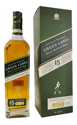 Whisky Johnnie Walker Green Label - 750ml Original